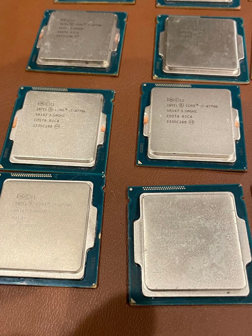 Intel Core i7-4770k CPU 12個セット　動作未確認
