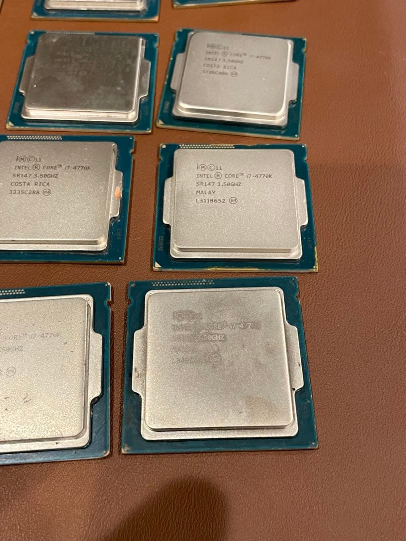 Intel Core i7-4770k CPU 12個セット　動作未確認