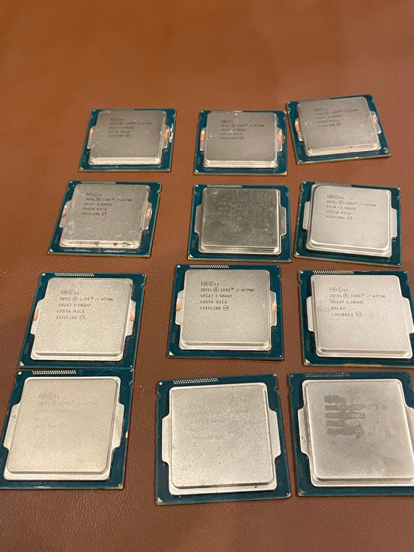 Intel Core i7-4770k CPU 12個セット　動作未確認