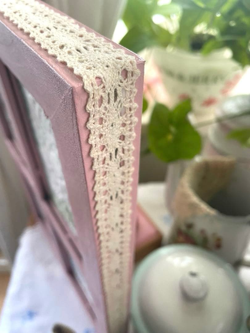 まろ様確認用になります。アンティークキルト窓枠フレームリバーシブル·͜· ♡