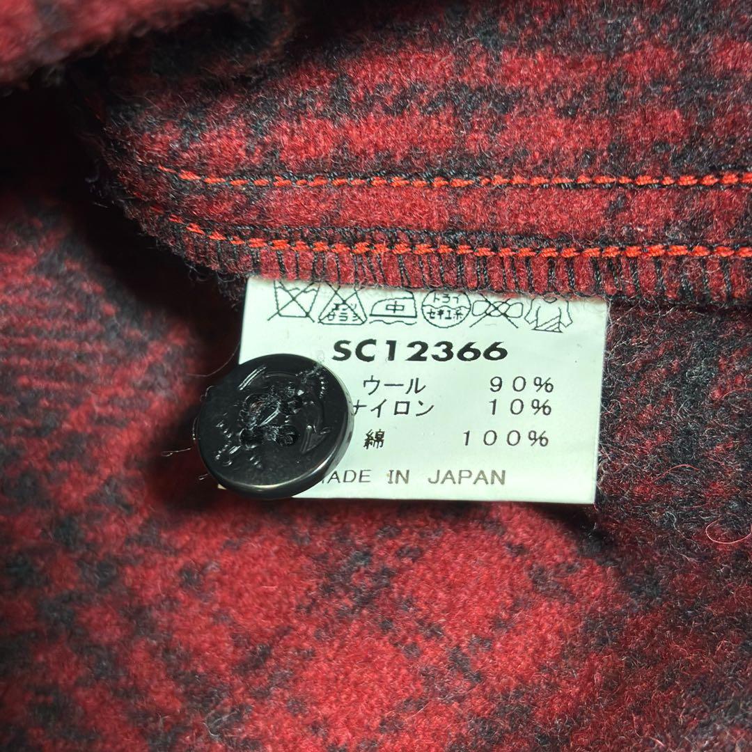 ☆SUGAR CANE☆ チェックシャツ/ヘビーネルシャツ/ウール/厚手/日本製