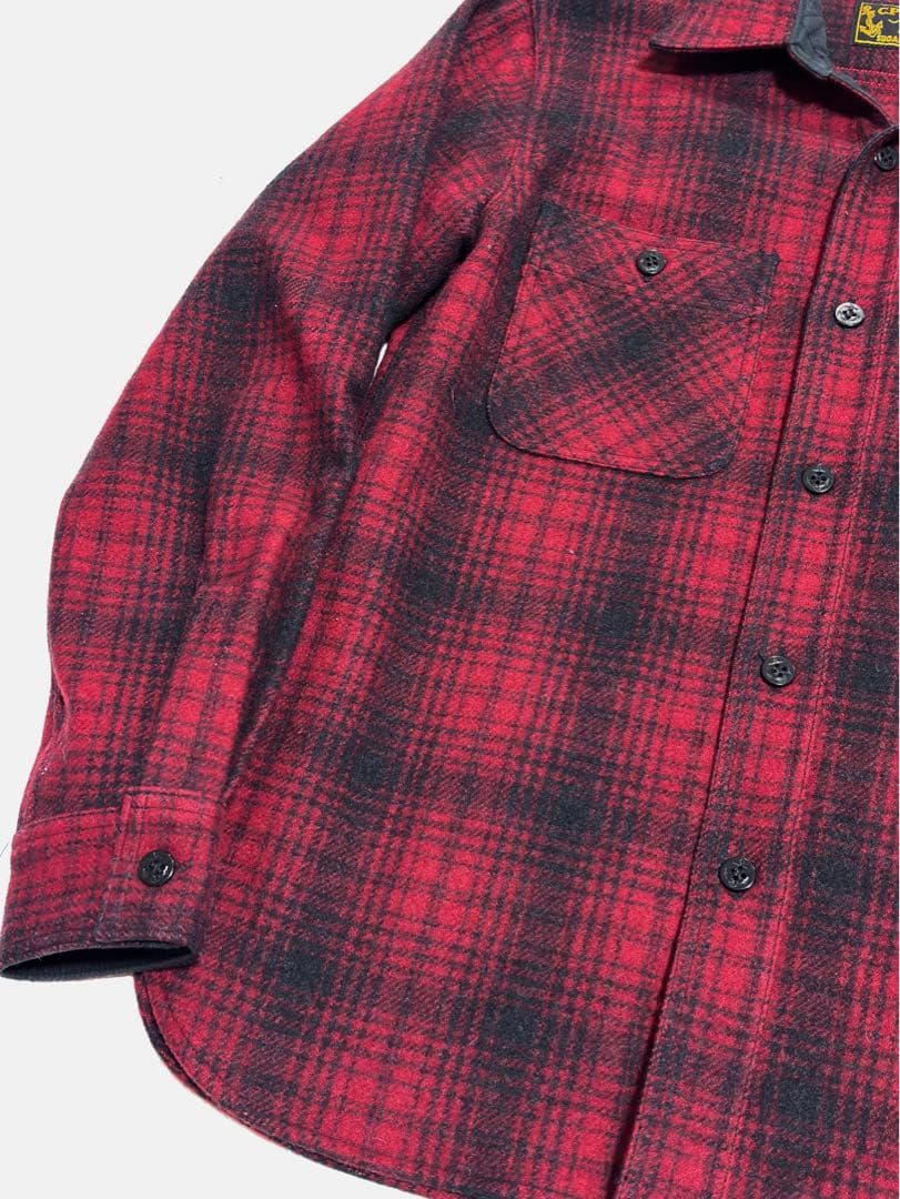 ☆SUGAR CANE☆ チェックシャツ/ヘビーネルシャツ/ウール/厚手/日本製