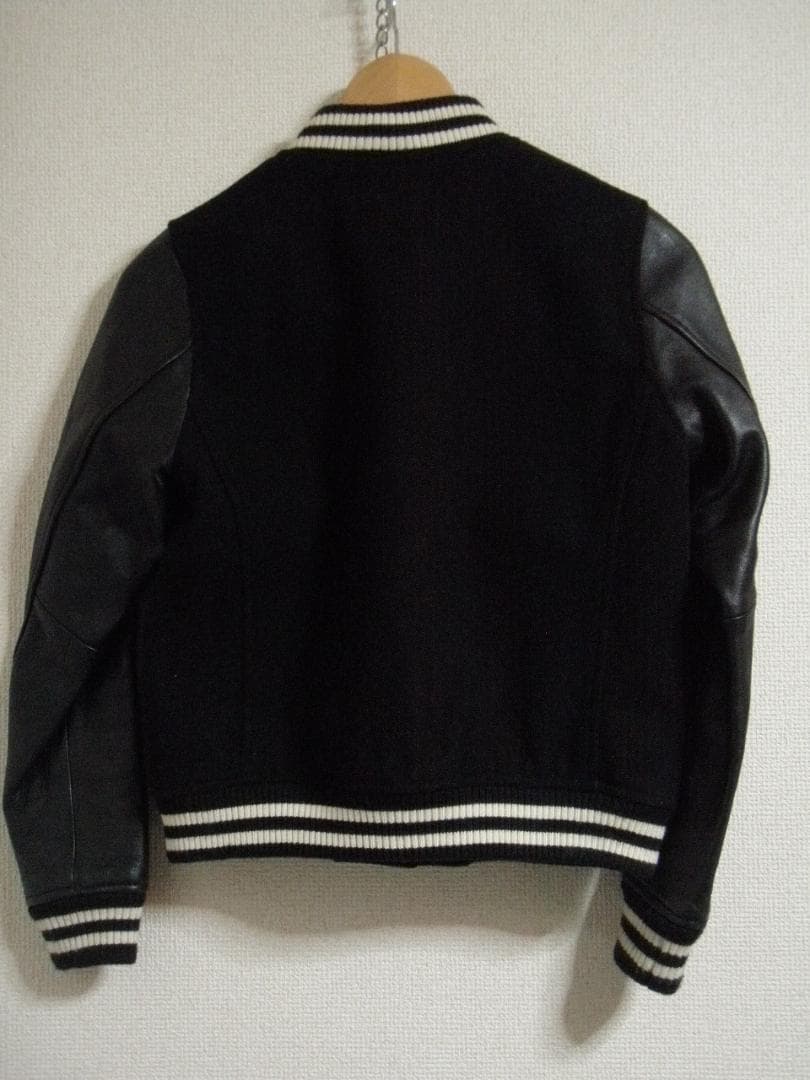 希少 レディース M ジャーナルスタンダード 袖革 本革 スタジャン 黒