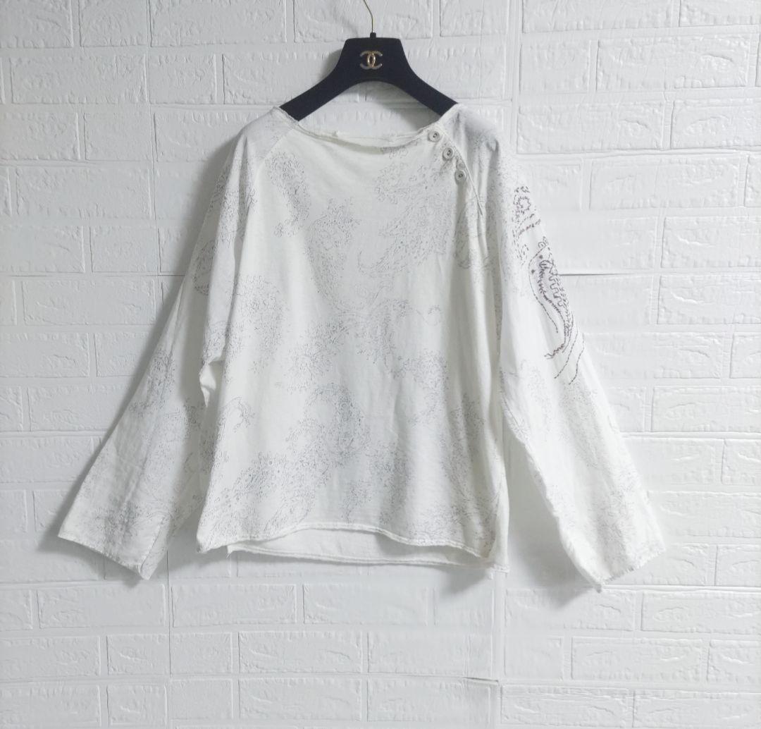 KAPITAL　キャピタル　刺繍　シャツ　 カットソー 　ペイズリー　トップス