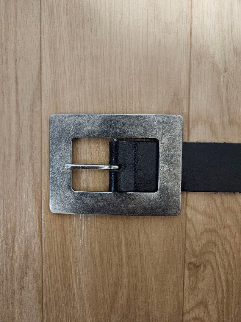 【DOLCE&GABBANA】レザーベルト　ブラック