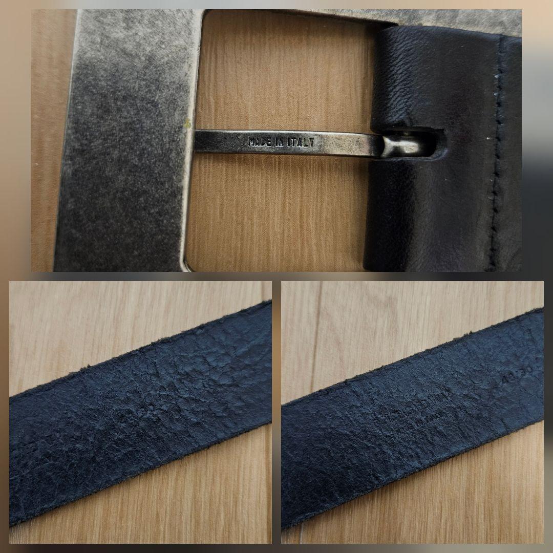 【DOLCE&GABBANA】レザーベルト　ブラック