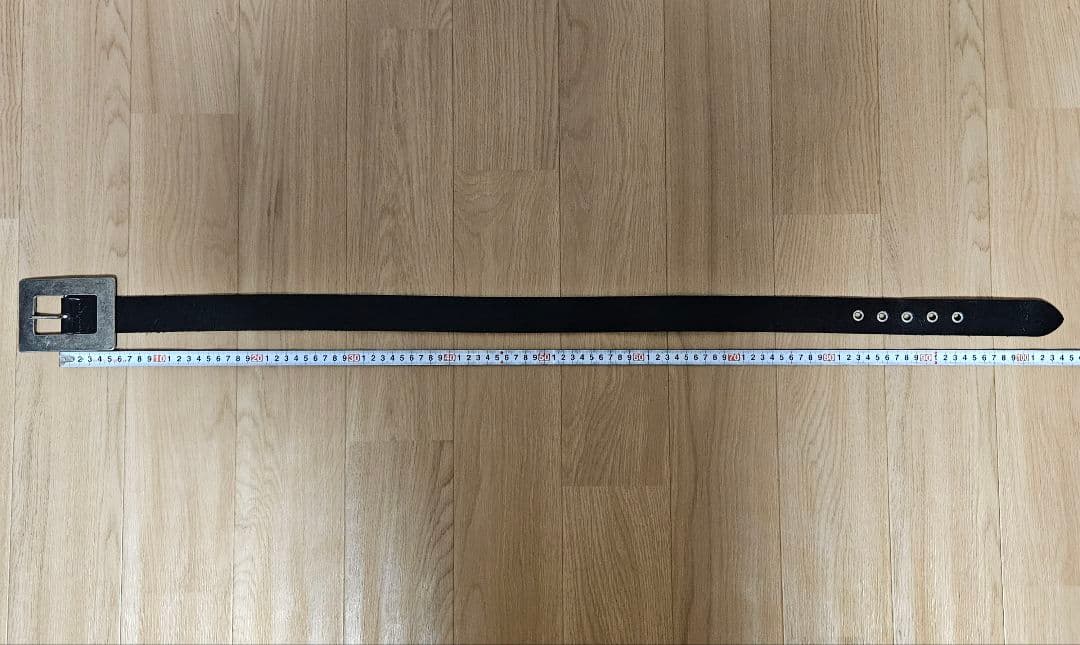 【DOLCE&GABBANA】レザーベルト　ブラック