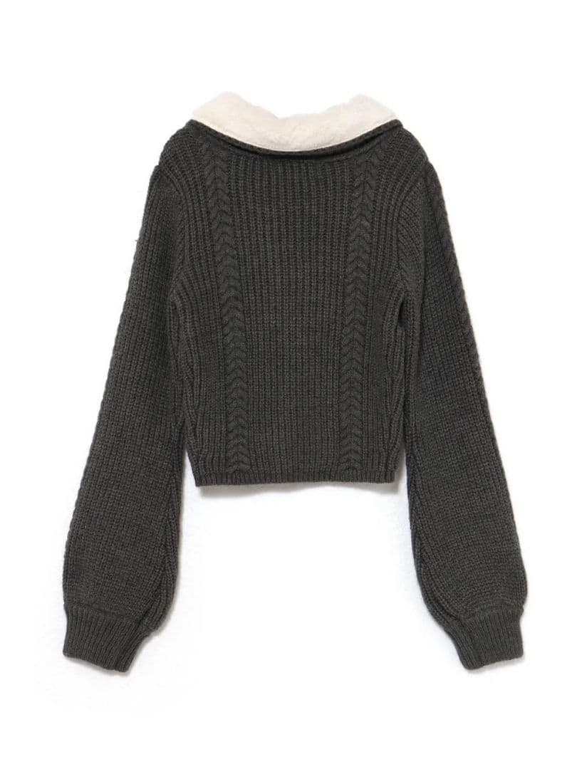 【新品未使用・即日発送】andmary Mary logo zip tops