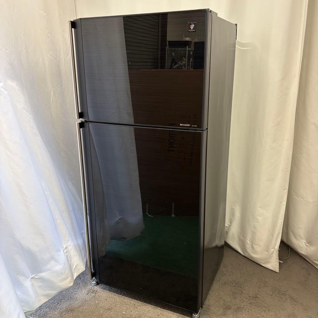 71❤️冷蔵庫　SHARP　500-600ℓ　大型　黒　右開　安い　中古　設置無料