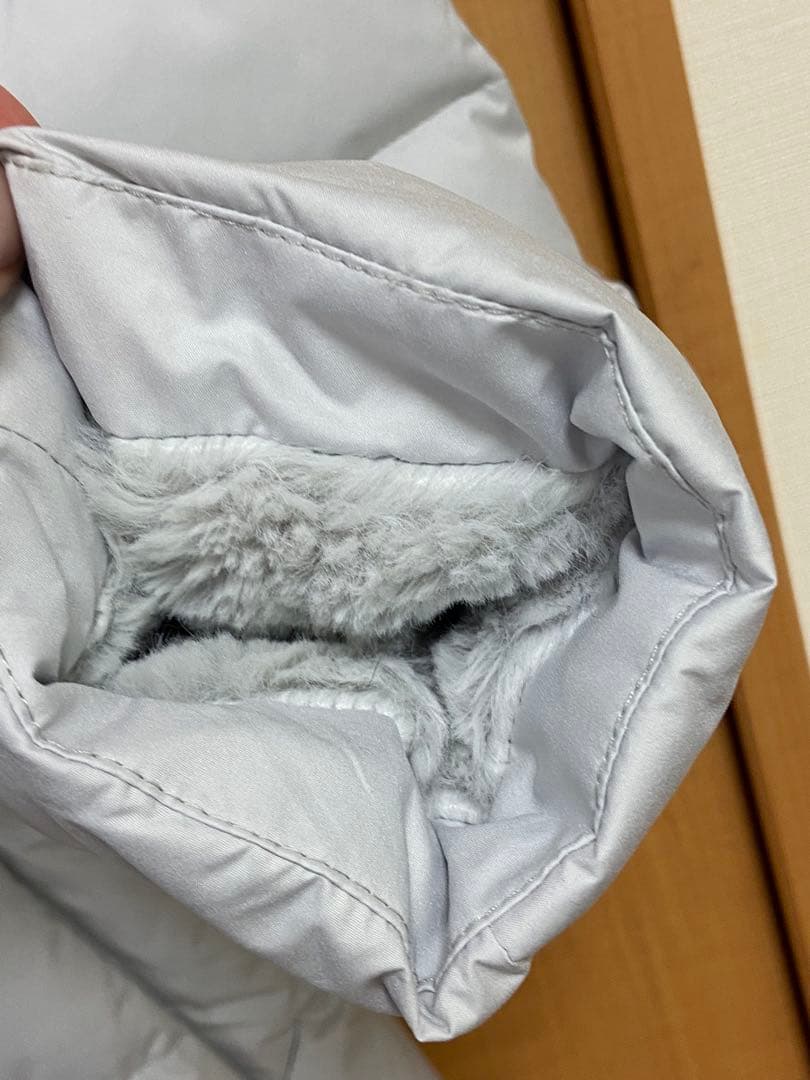 FILA GOLF ホワイト(ライトグレー)ロングダウンコート　フィラゴルフ