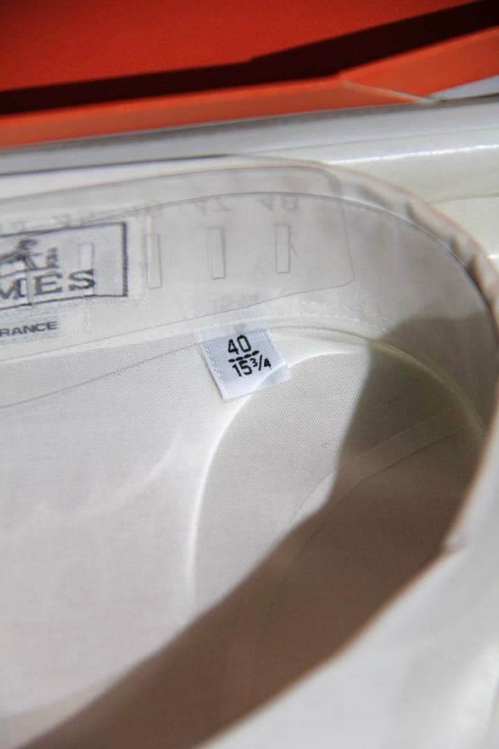 ホワイトドレスシャツ サイズ40 コットン