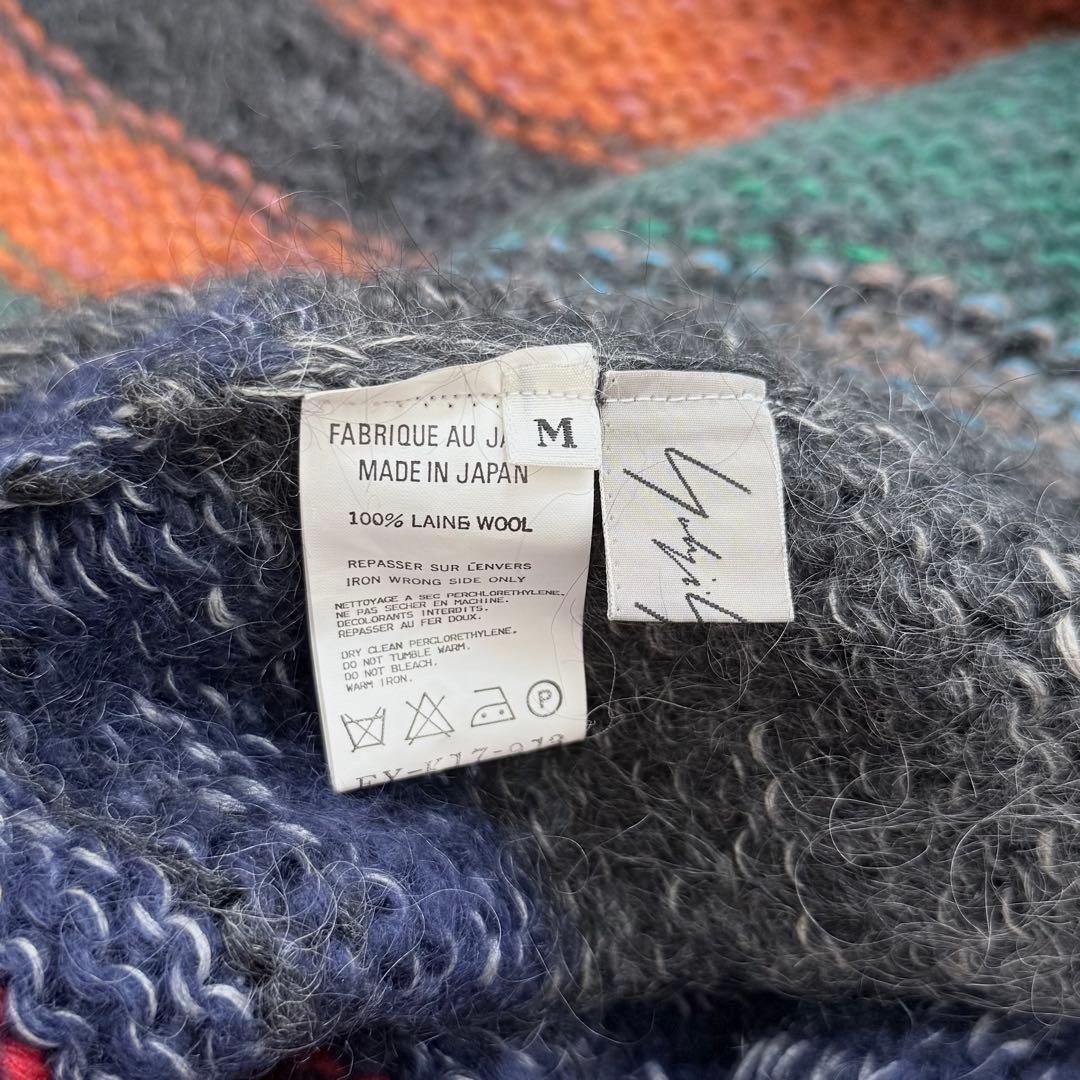 Yohji Yamamoto マルチボーダー ニットコート 1998AW