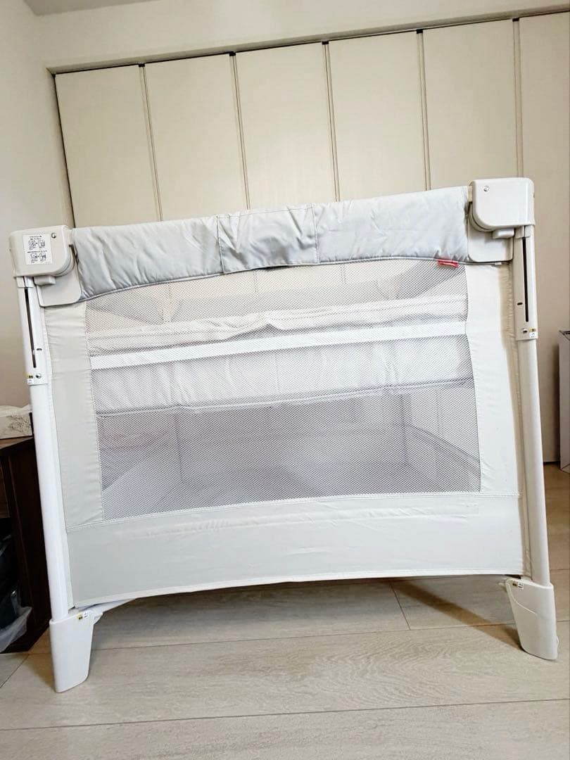 【美品】Aprica ココネルエアープラスAB 折りたたみ ベビーベッド