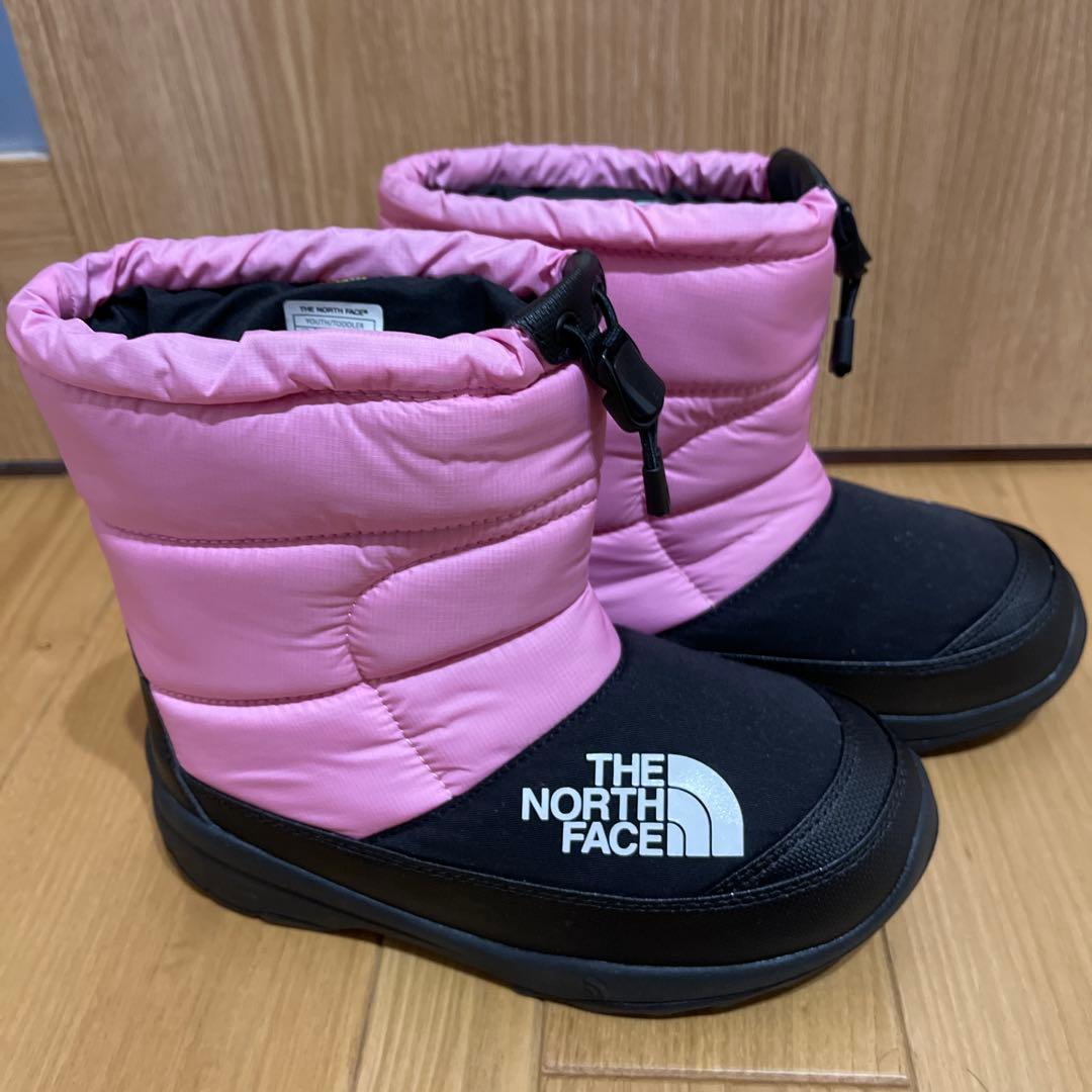 未使用　ノースフェイス　キッズブーツ ピンク　22センチNFJ52288