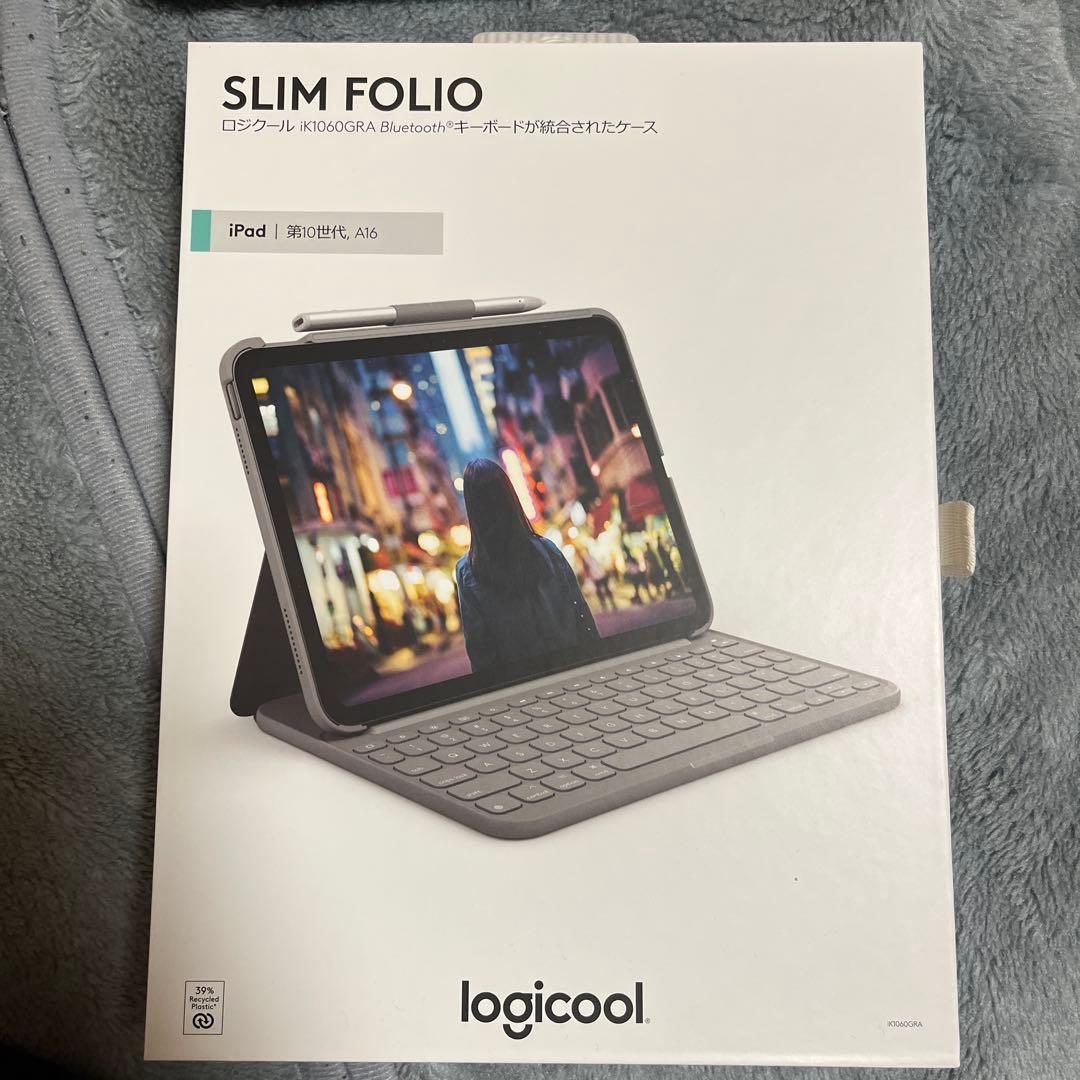 キーボード Logicool SLIM FOLIO ik1060GRA