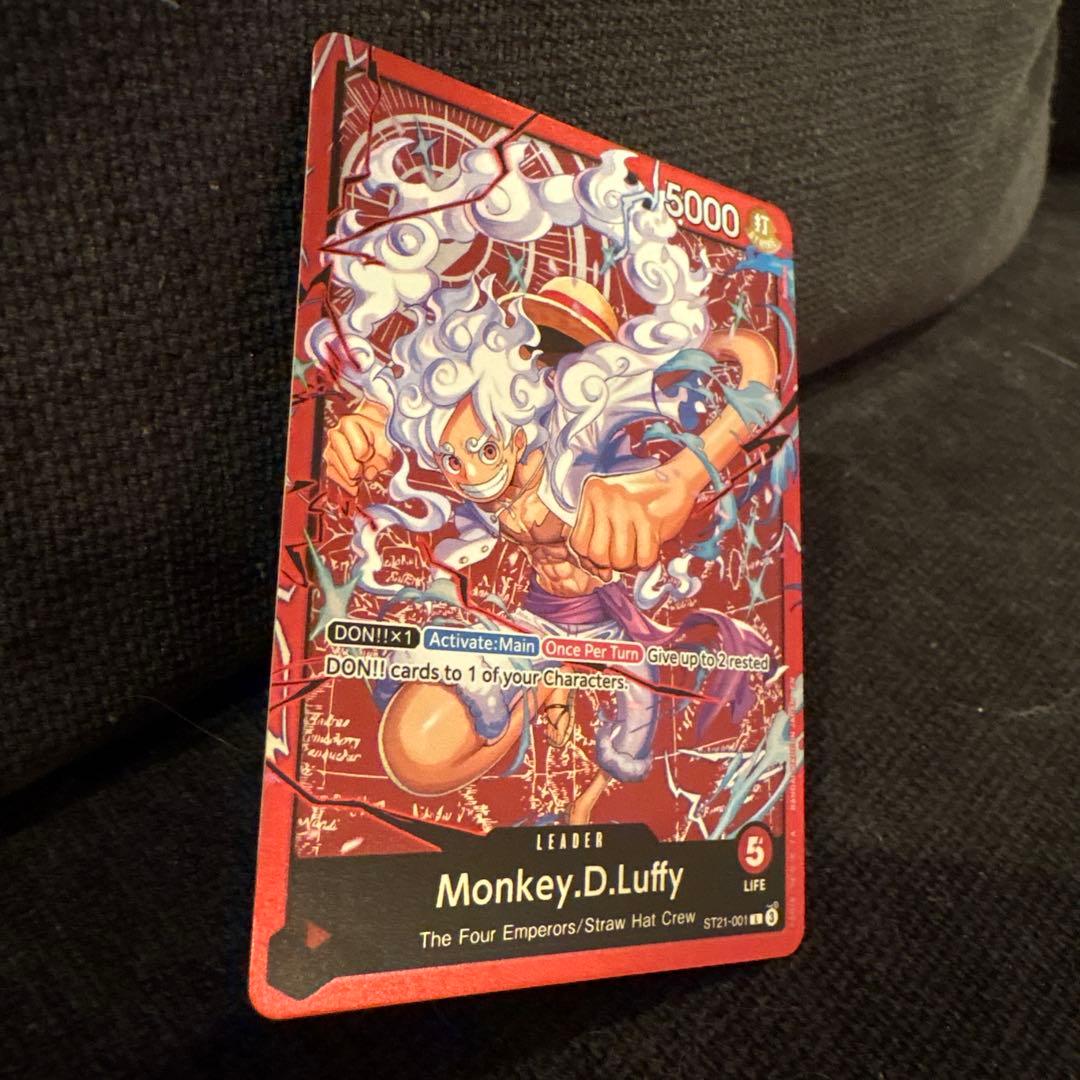 英語版ワンピースカード　ルフィ　ニカ　Monkey.D.Luffy