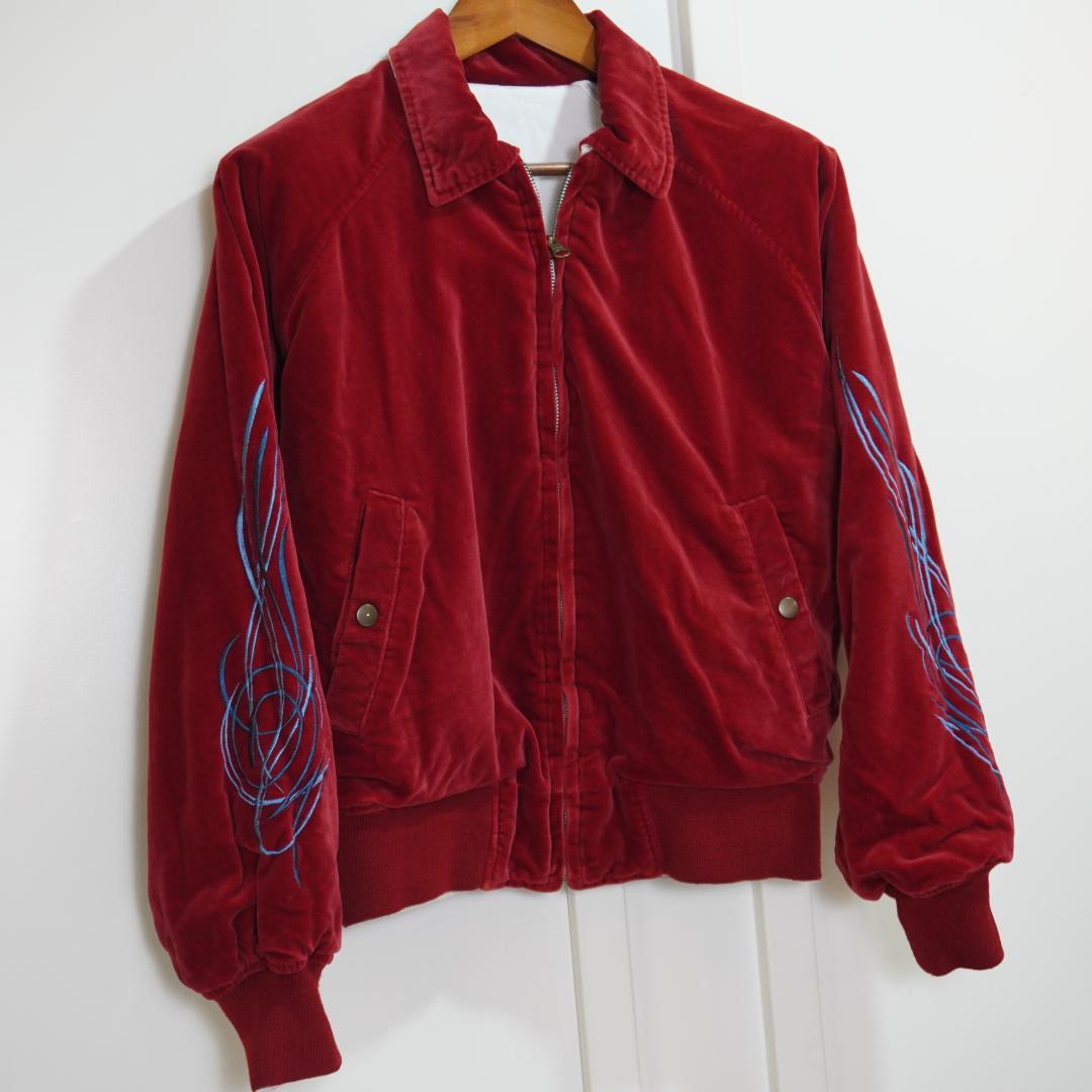 ■Harley-Davidson■ハーレダビッドソン　ベロアジャケット　ブルゾン