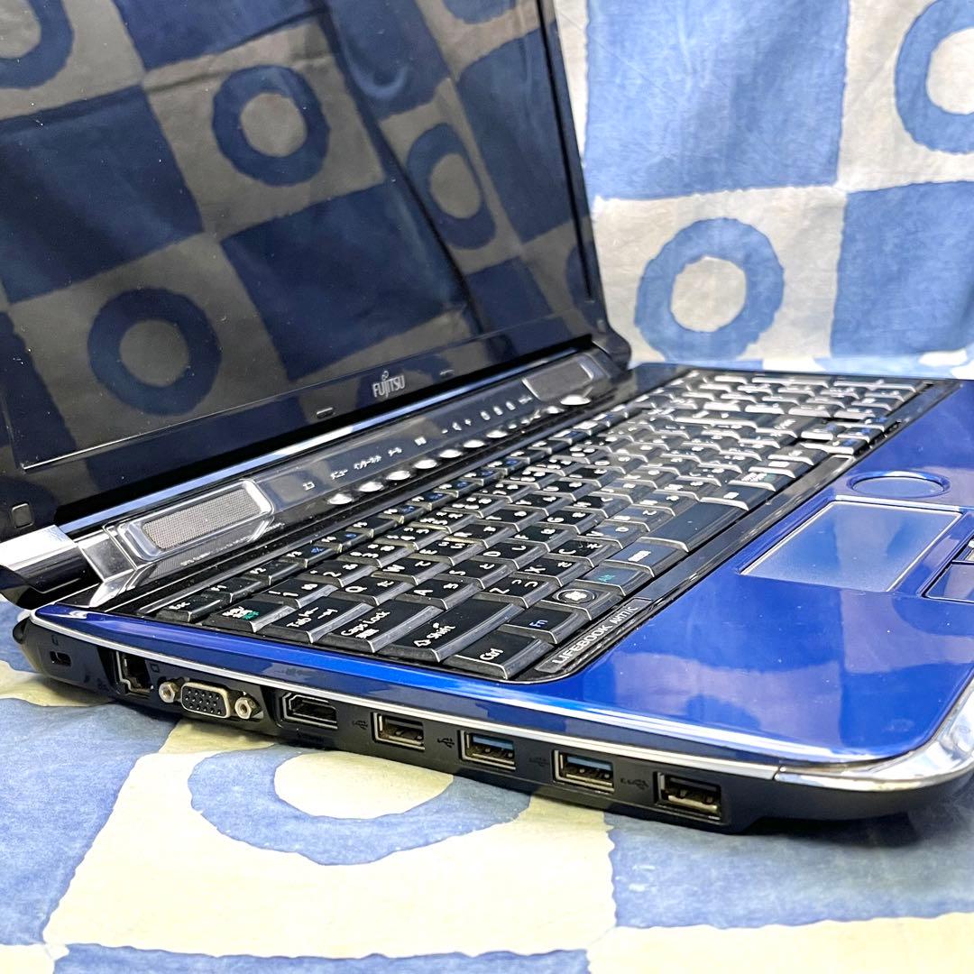 爆速SSD480G☆i7☆大人気ブルーノートPC♪ブルーレイ&カメラ！Win11