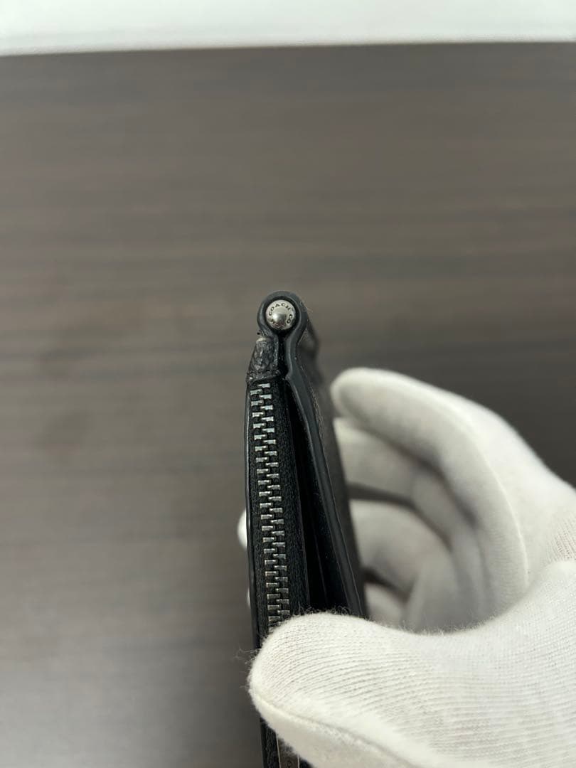 COACH ブラックレザー マネークリップ