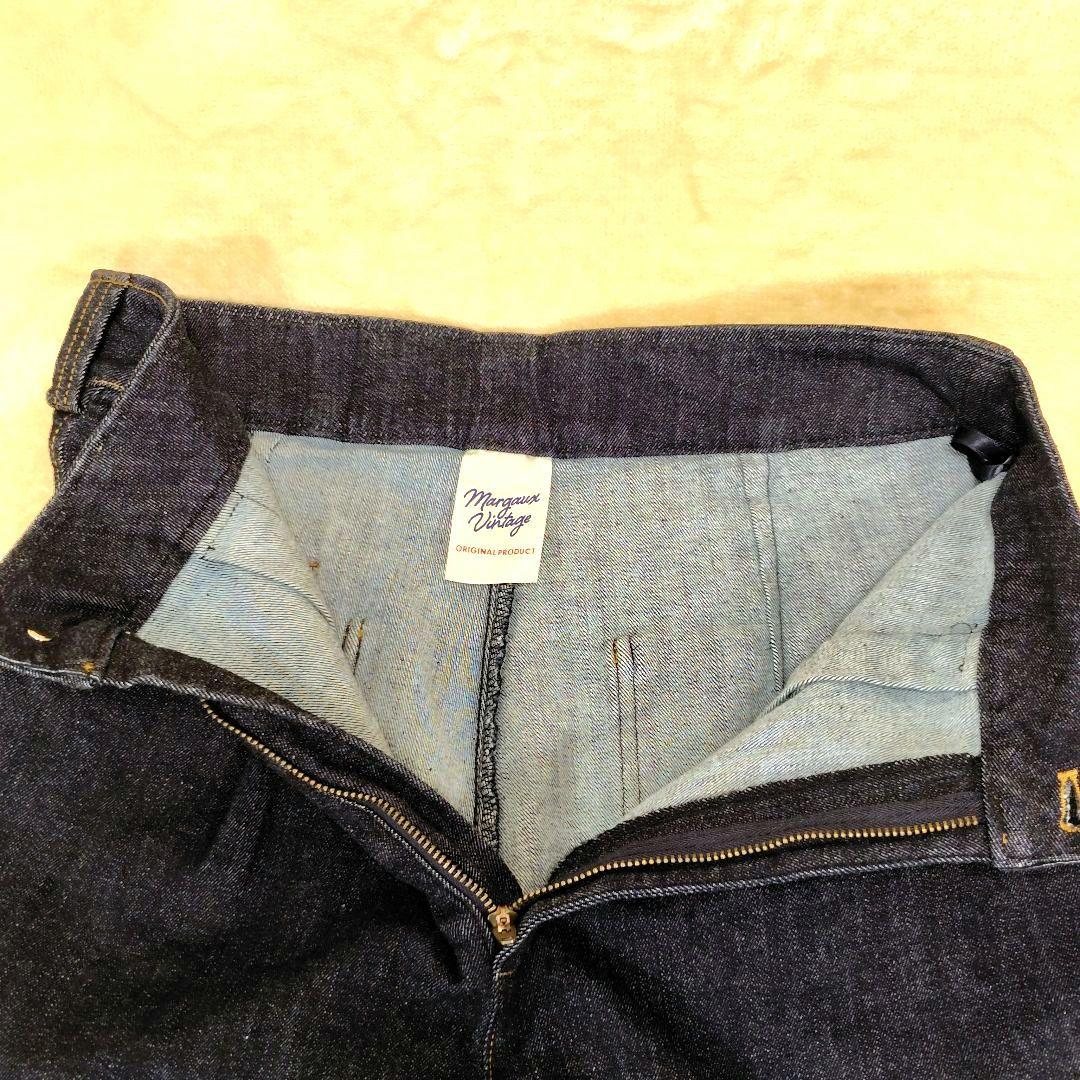 未使用級 MARGAUX VINTAGE 2025AW ワンウォッシュ デニム