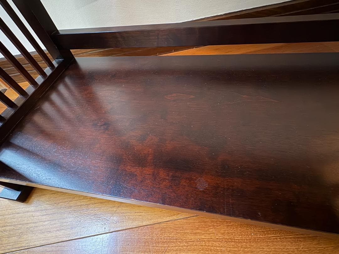 北海道民芸家具 書棚 木製 本棚 無垢 ブックシェルフ古民家家具 国産 日本製