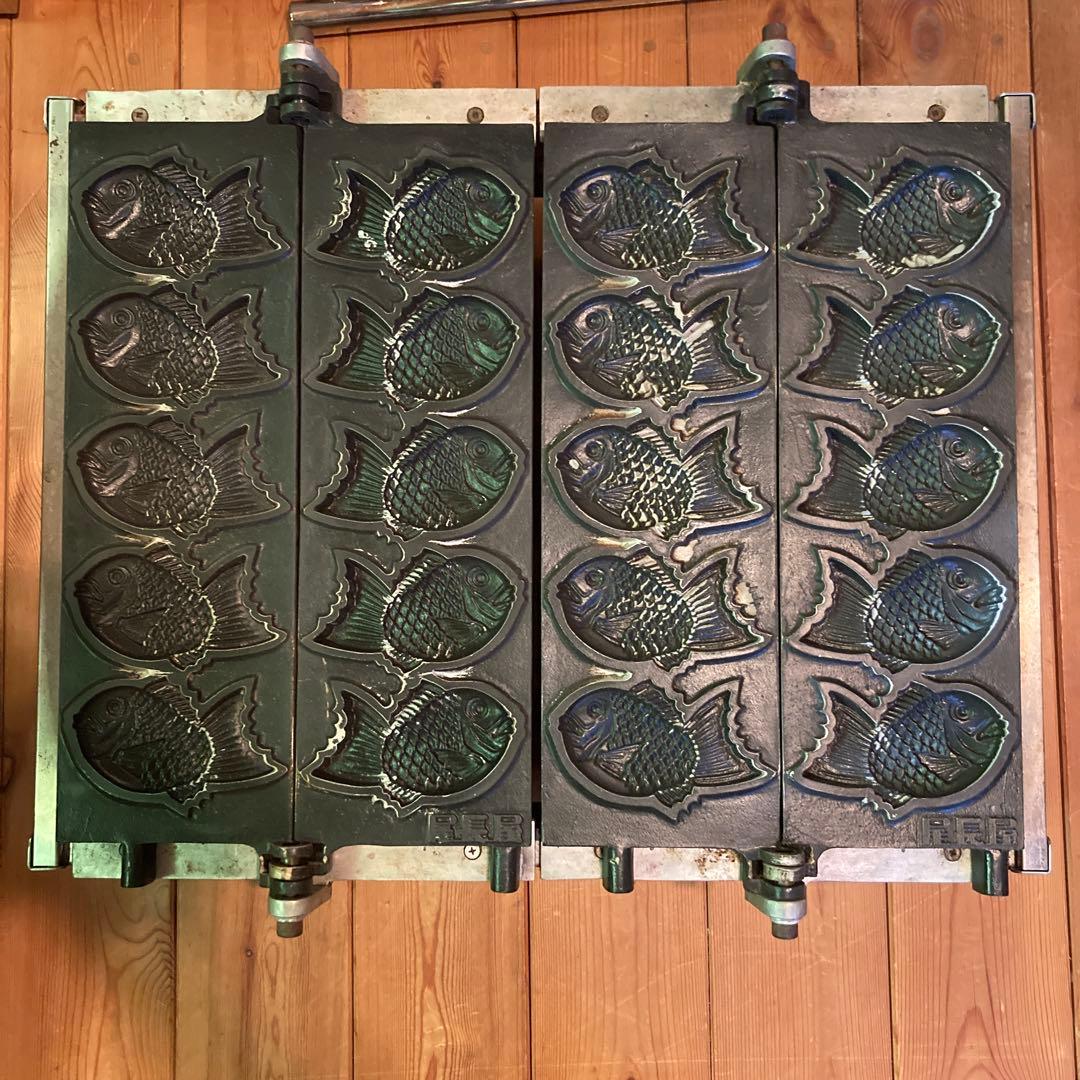 たい焼きメーカー 魚型 10個焼き