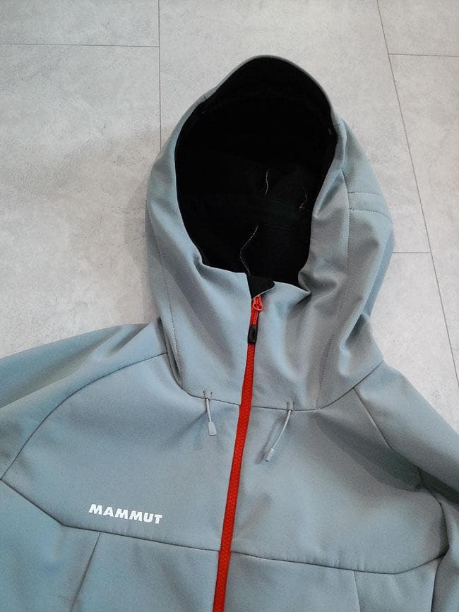 美品24FWマムート ウィンターフィールド ソフトシェルフード ジャケット2XL