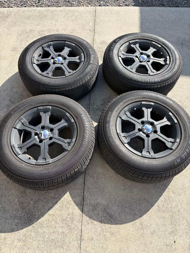 最終価格MKW MK-36 215/70R16 バリ山 デリカD5