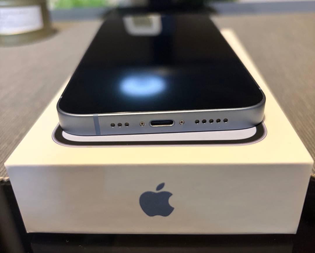 iPhone 14 256GB ブルー SIMフリー 本体 美品 箱あり