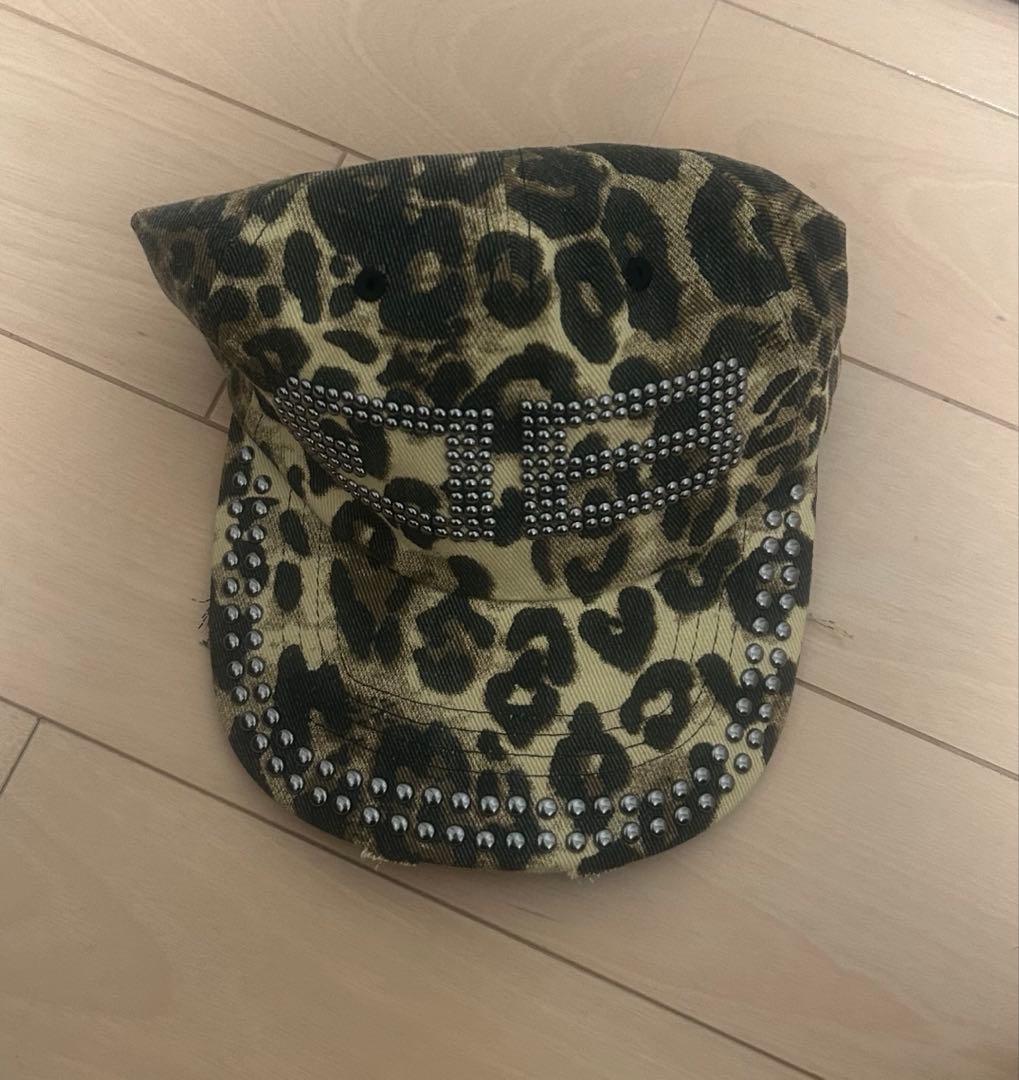 beeden キャップ　ヒョウ柄　ビーデン