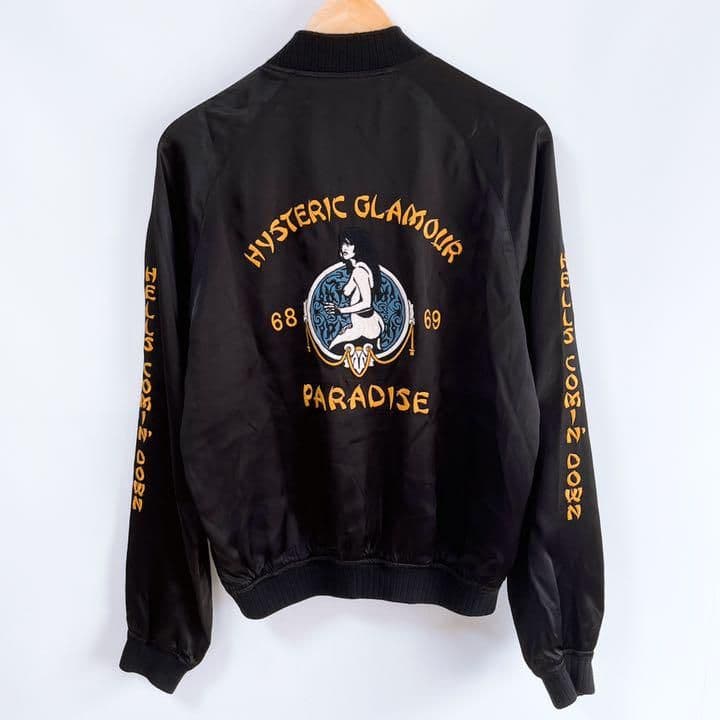 【値下げ】HYSTERIC GLAMOUR スカジャン ブラック