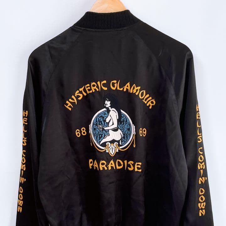 【値下げ】HYSTERIC GLAMOUR スカジャン ブラック