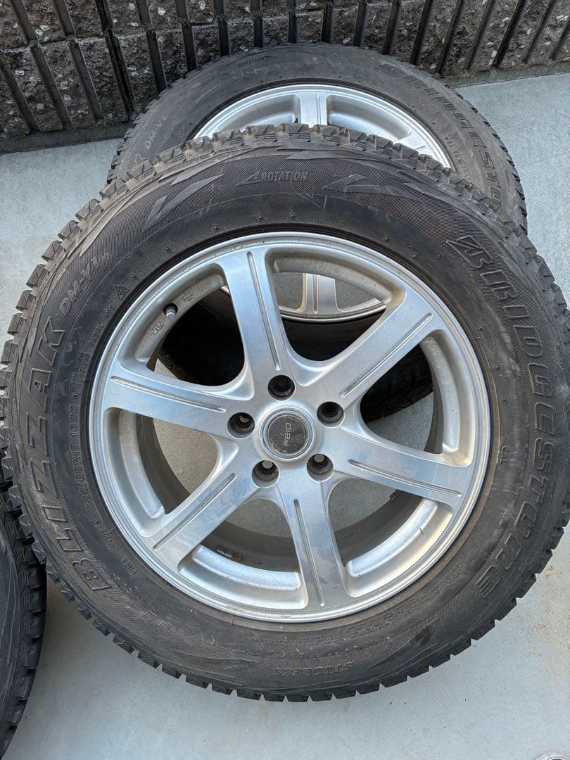 ブリザックタイヤ 17インチ アルミホイールセット