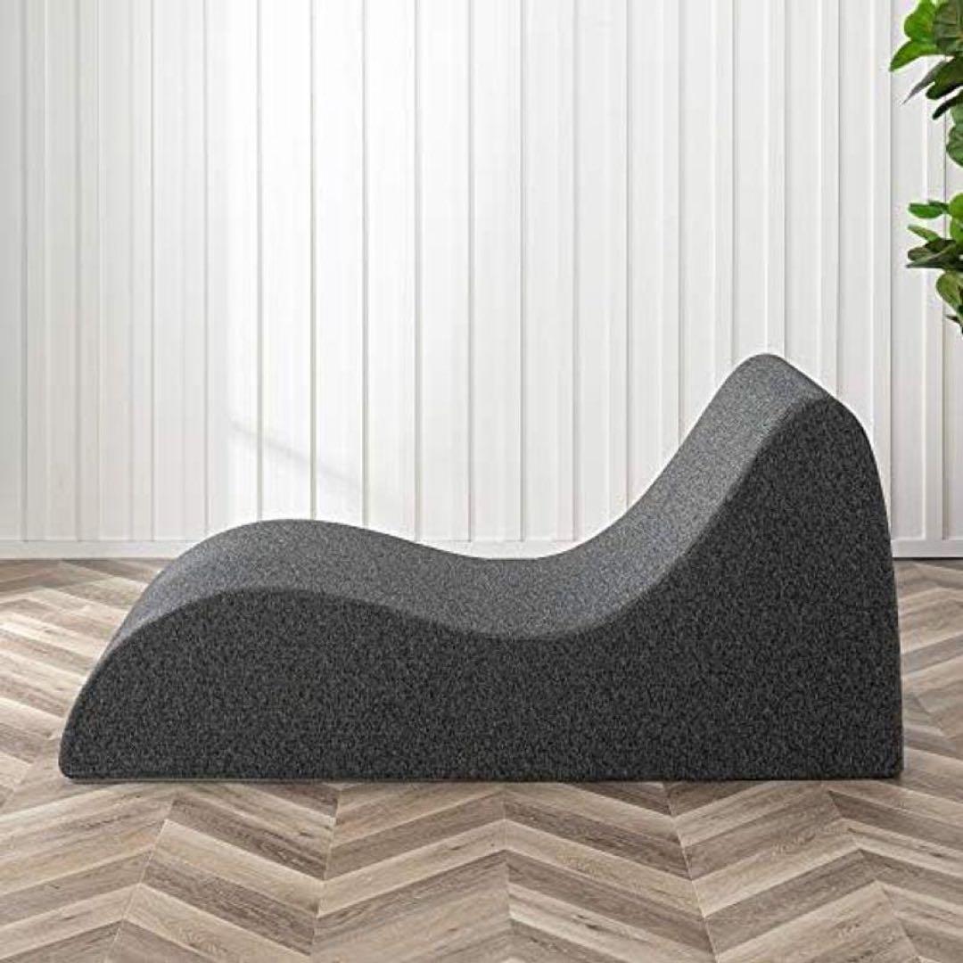 8/20迄値下げ【新品未開封】ZINUS ソファーチェア ダークグレー くつろぎ