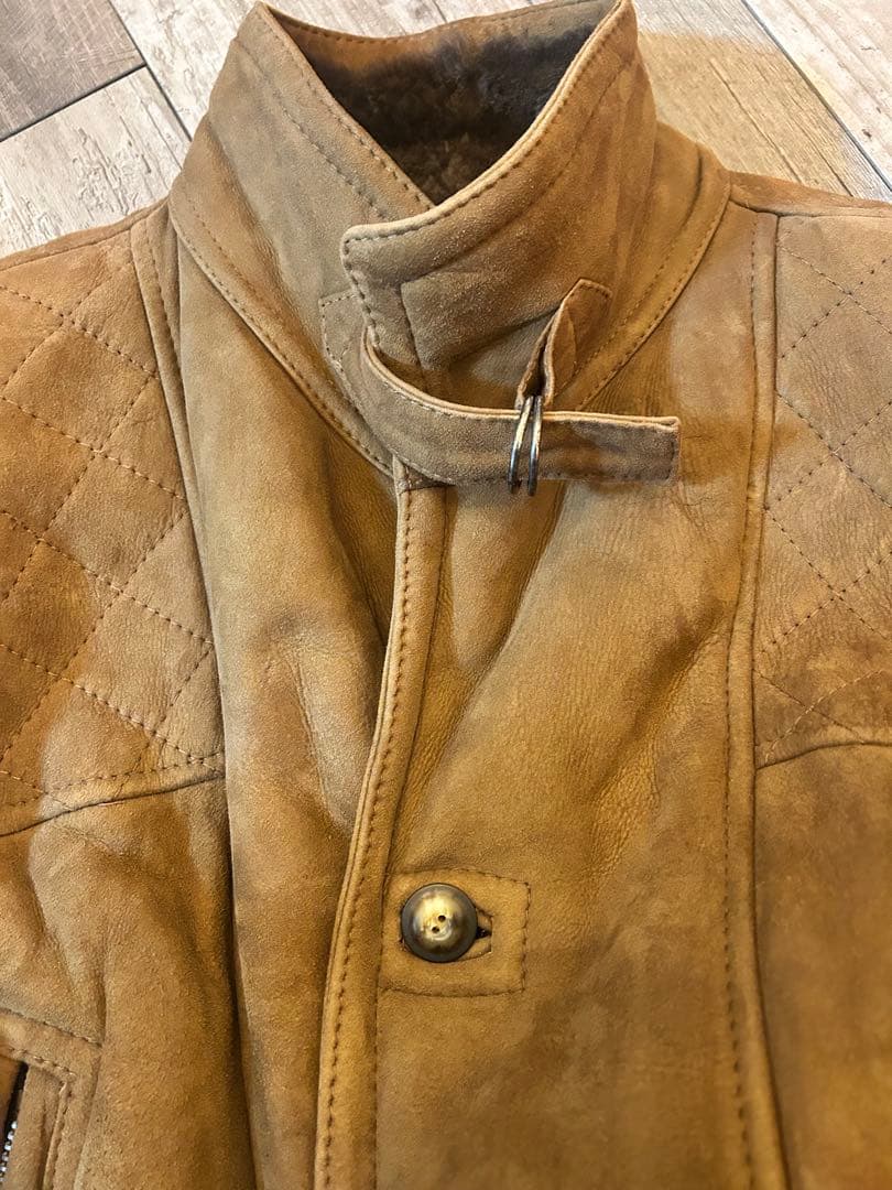 破格90s〜00s MILANO VICE ムートンコート レザー ボアイタリア