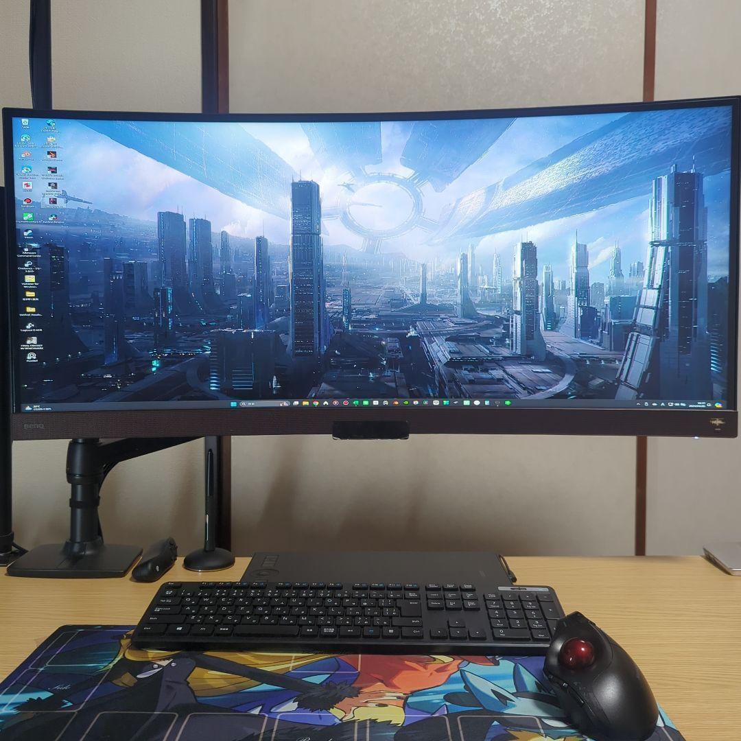 BenQ EW3880R 37.5インチ 湾曲ウルトラワイドモニター