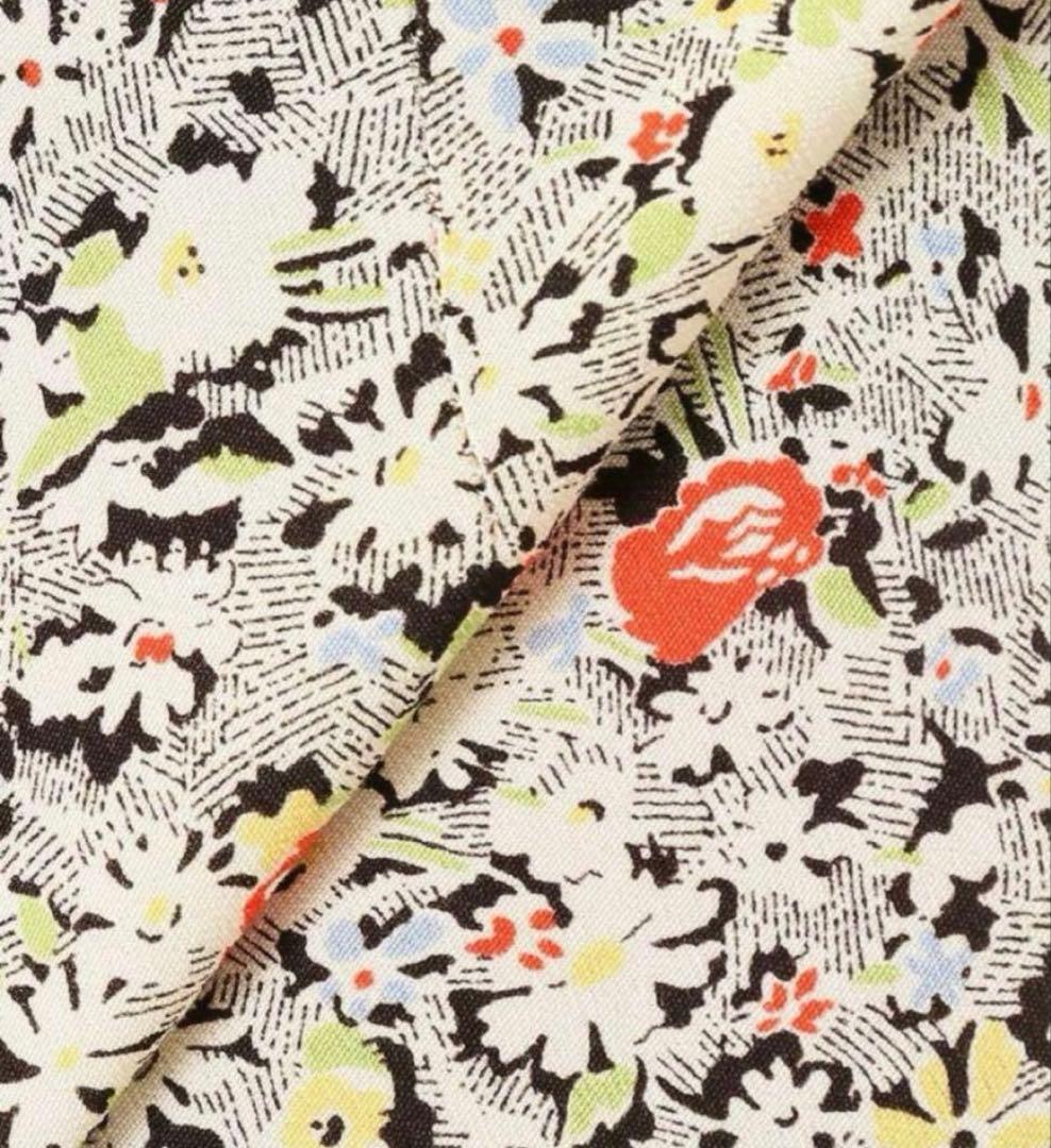 EDIT.FOR LULU マルチフラワー バイアスマキシスカート 36