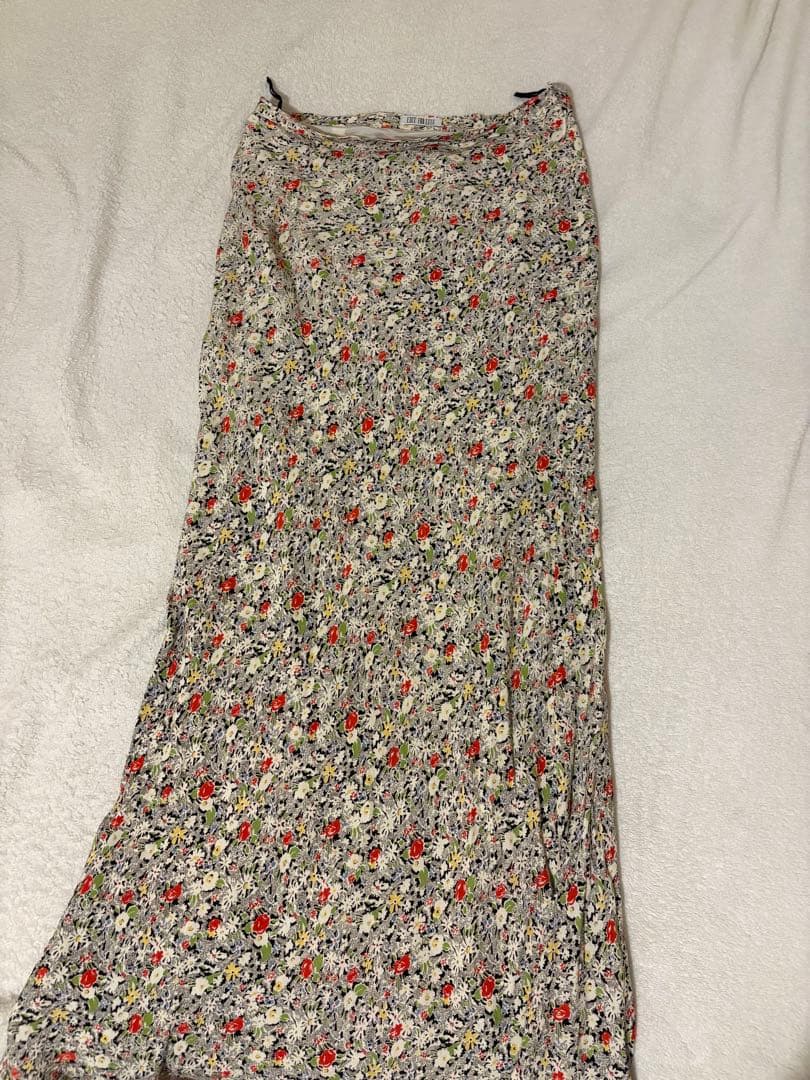 EDIT.FOR LULU マルチフラワー バイアスマキシスカート 36