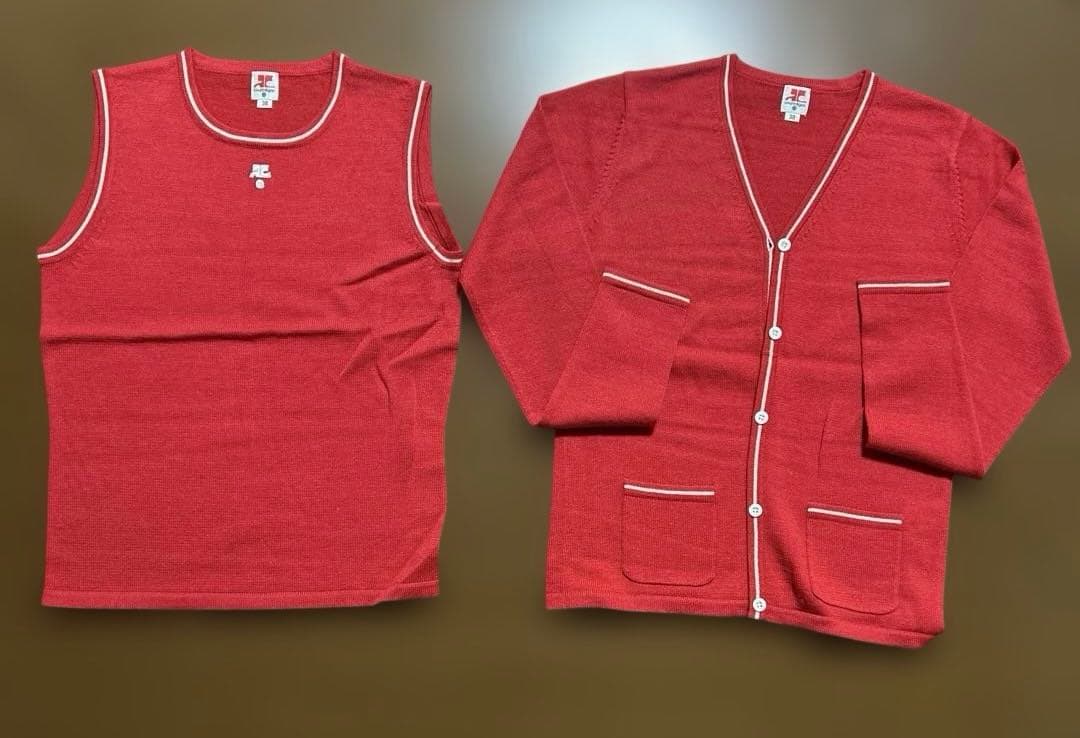 courrèges 21 ニットアンサンブル セット カーディガン トップス