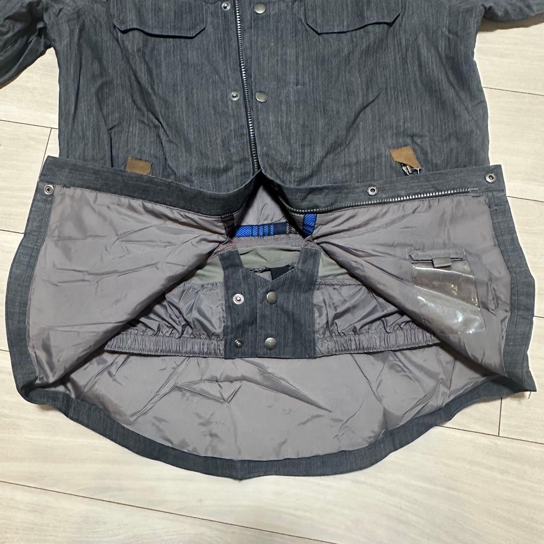 BURTON スノーボードウェア上下セット デニム GORE-TEX 平野歩夢