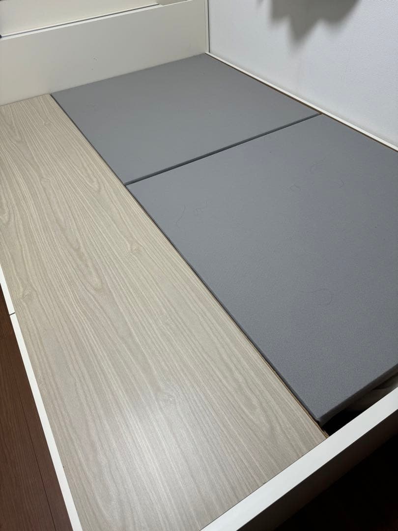 【8/31まで掲載予定】ダブルベッドフレーム 収納大