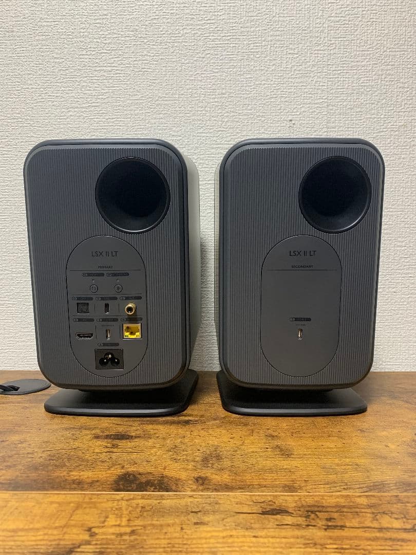 未使用に近い良品 KEF LSX II LT ワイヤレススピーカー ペア
