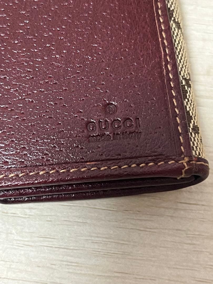 GUCCI 長財布 ベージュ/ブラウン