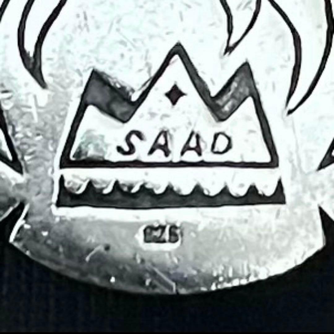 【美品❗️】 SAAD ペンダント ピーターサイト 天然石 ターコイズ