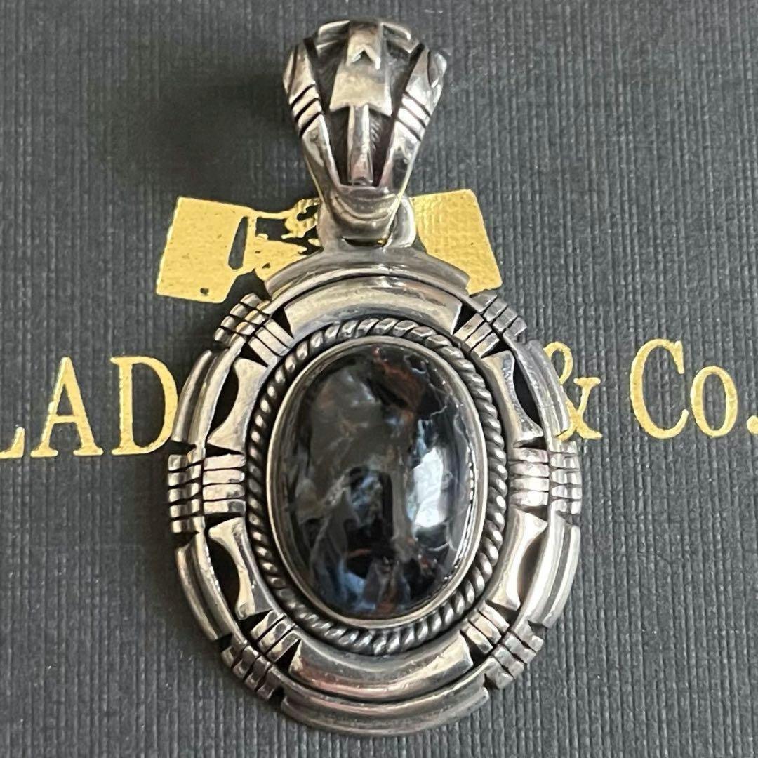 【美品❗️】 SAAD ペンダント ピーターサイト 天然石 ターコイズ