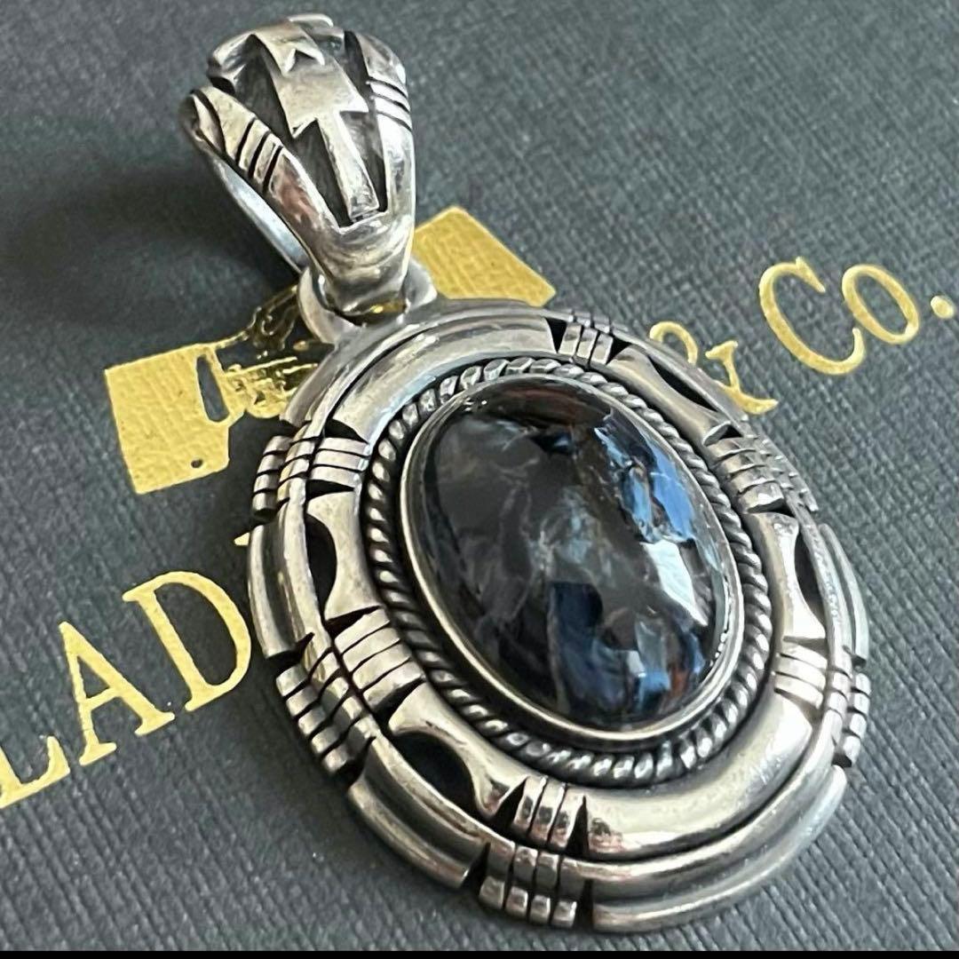 【美品❗️】 SAAD ペンダント ピーターサイト 天然石 ターコイズ