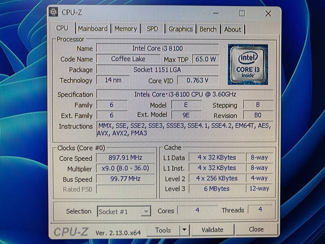 ★爆速 m.2SSD+HDD 第8世代CPU 8GB Win11 Office付
