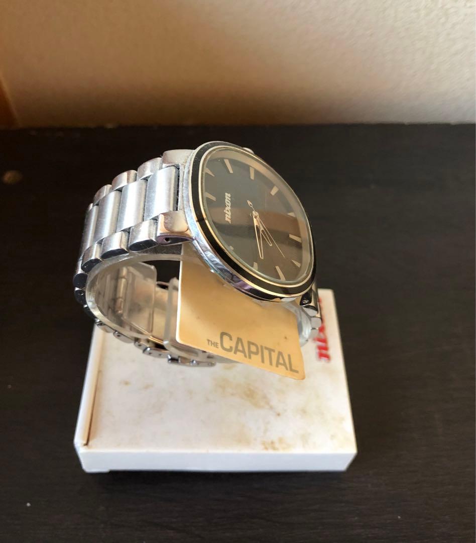 Nixon The Capital ブラック ステンレス