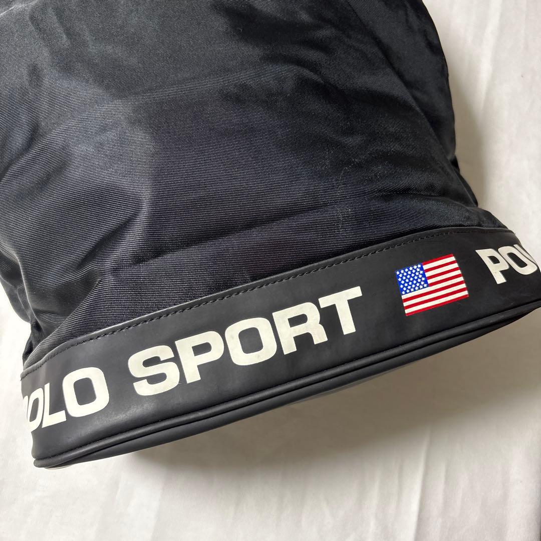 90s POLO SPORTS ポロスポーツ ドラム型 バッグ トートバッグ
