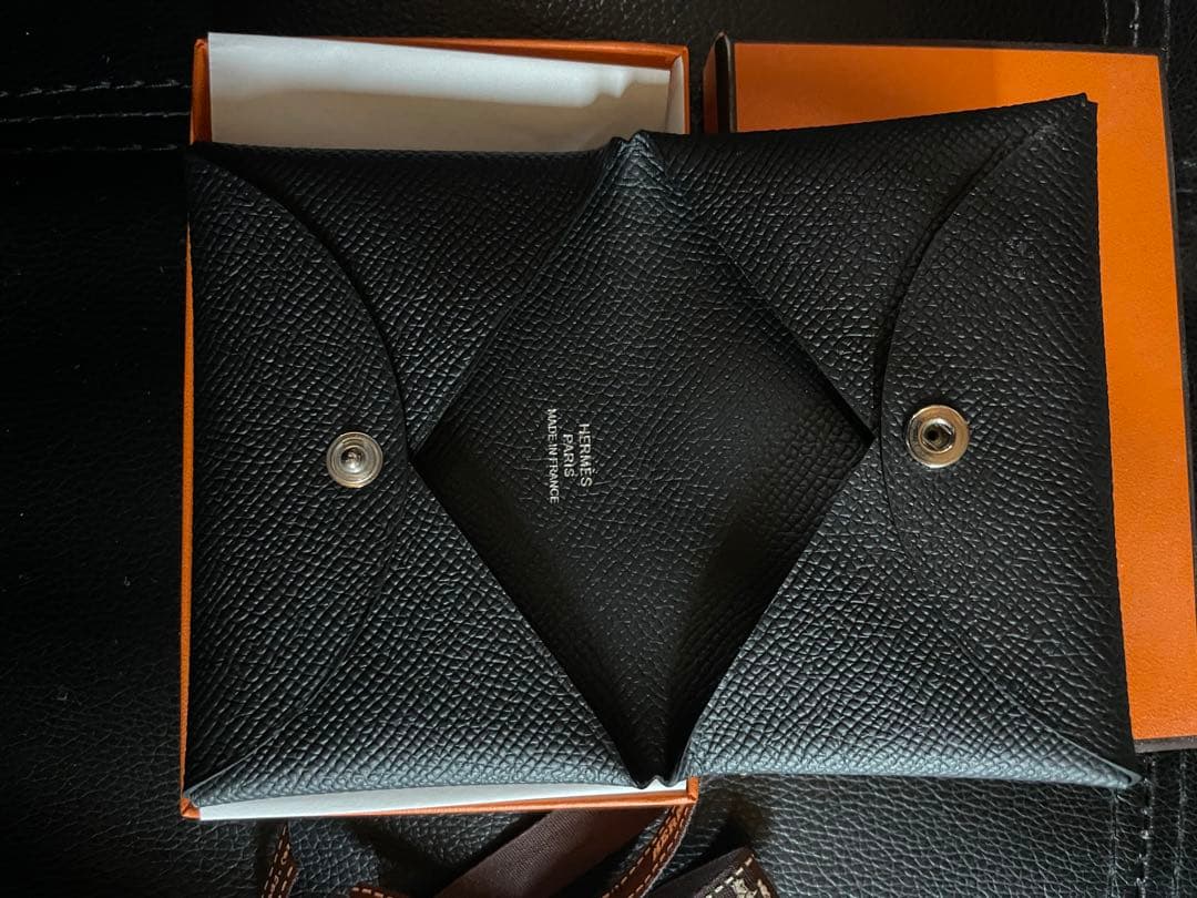 エルメス カルヴィ　エプソン　ノワール　黒